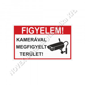 KIEGÉSZÍTŐ - Mazi - Kamerával megfigyelt terület!