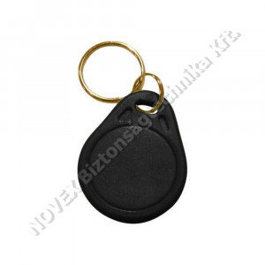 KÁRTYA - TigerMat - PRXKEY-BLACK KÁRTYA Proximity kártya, 125KHz, kulcstartó alakú