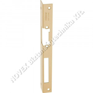 KIEGÉSZÍTŐ - Dorcas - F101-R-bn (3176) hosszú zárpajzs - fa ajtóra - porfestett jobbos