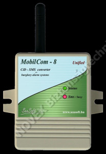 KOMMUNIKÁTOR - MobilCom-8 CiD-SMS modul beépített antennával