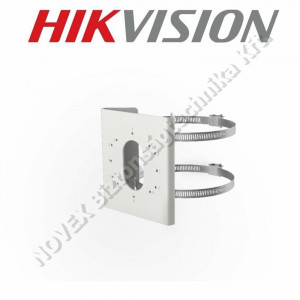 KONZOL - Hikvision - DS-1275ZJ-S-SUS Oszlopkonzol, kamerákhoz és fali tartókhoz, 67-127 mm átmérőhöz