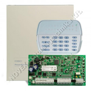 RIASZTÓ SZETT - DSC - PC1616PK5516-DOB Központ PK5516 billentyűzet dobozzal, tamperral