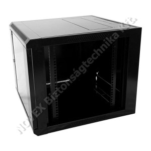 RACK - Excel - 18U, 19\"600x600mm rack szekrény (WBFP18.6SGB) fekete