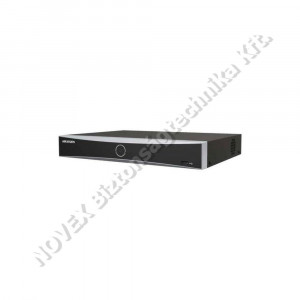 RÖGZÍTŐ - Hikvision - DS-7604NXI-K1/4P 4 csatornás AcuSense PoE NVR; 40/80 Mbps be-/kimeneti sávszél