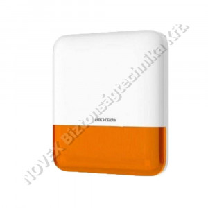 HANGJELZŐ - Hikvision - DS-PS1-E-WE/Orange Vezeték nélküli kültéri sziréna AXPro központokhoz