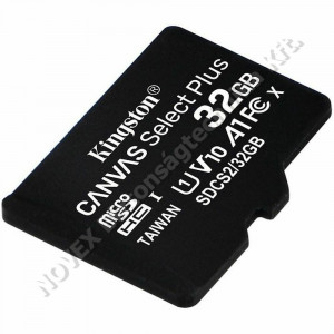 TÁRHELY - Kingston - 32GB microSDHC Canvas Select Plus 100R A SDCS2/32GB