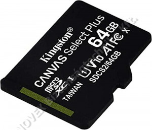 TÁRHELY - Kingston - 64GB microSDXC Canvas Select Plus 100R A SDCS2/64GBSP