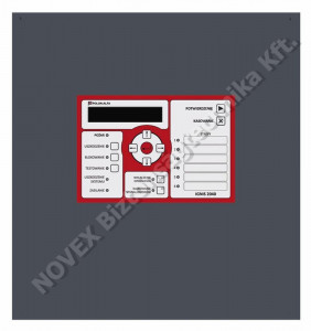 TŰZ KÖZPONT - Polon-Alfa - IGNIS 2040 tűzjelző központ 4/6zóna, 2hang ki, 8 1A relé