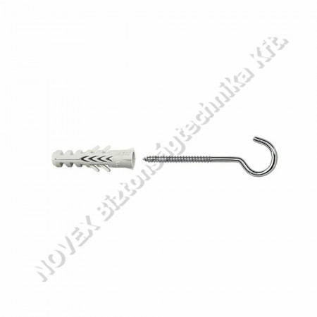 TIPLI - Celo - 58NFRH5 F normál tipli M6 + 5,4*80 körkampós csavar 5 db/cs