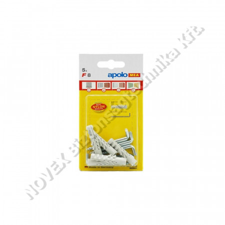 TIPLI - Celo - 58NFWH5 F normál tipli M8 + 5*50 kampós csavar 5 db/cs