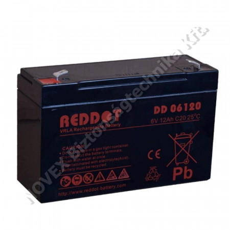 AKKUMULÁTOR - Reddot - 6V 12Ah