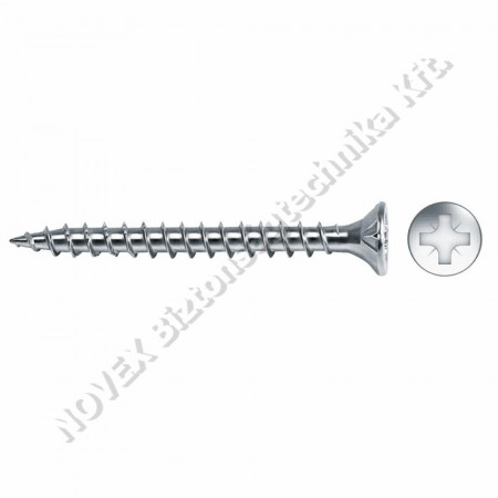 CSAVAR - Celo - 9545VLOX200 Velox facsavar PZ horonnyal, 5x45 fehér cink