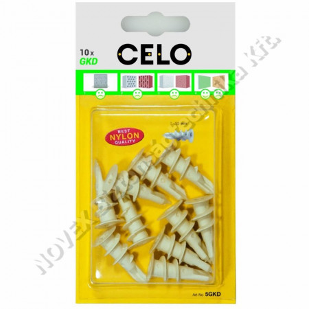 TIPLI - Celo - 9GKD Műanyag önfúró gipszkarton tipli