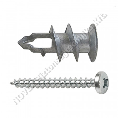 TIPLI - Celo - 9GKDZPZ50 Fém önfúrő gipszkarton tipli + csavar 50 db/cs