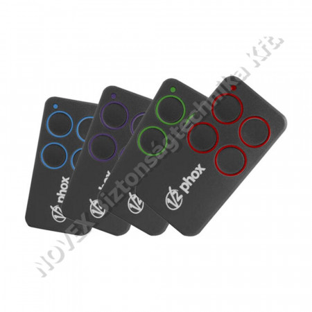 ADÓ-VEVŐ - Vidue - XPHOX-4MC 4 csatornás távadó, ugrókódos, 434MHz