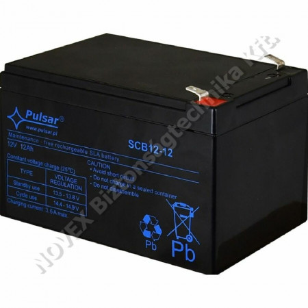 AKKUMULÁTOR - Pulsar - SCB12-12 AGM 12V 12Ah