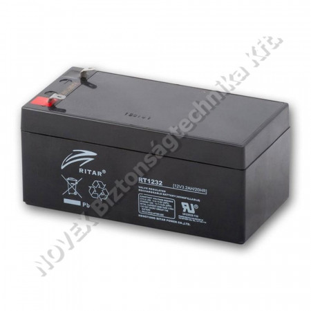 AKKUMULÁTOR - Ritar - 12V 3,2Ah akkumulátor