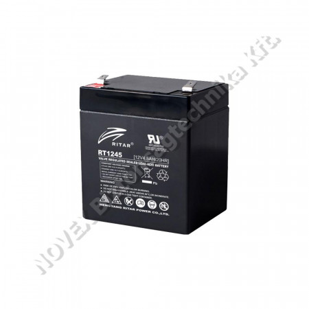 AKKUMULÁTOR - Ritar - 12V-4,5Ah zárt ólomakkumulátor RT1245E-F1