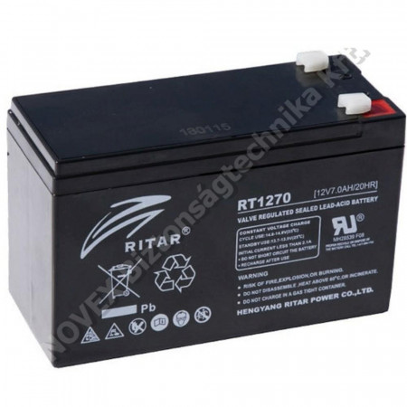AKKUMULÁTOR - Ritar - 12V 7Ah