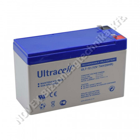 AKKUMULÁTOR - Ultracell - 12V 7Ah