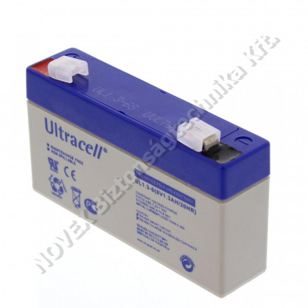 AKKUMULÁTOR - Ultracell - 6V 1,3Ah
