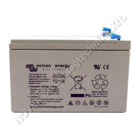 AKKUMULÁTOR - Victron Energy 12V 14Ah AGM Deep Cycle ciklikus