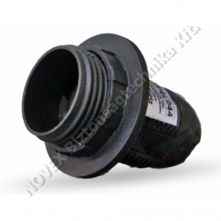 EGYÉB - Delux - DEL044 E14 csillár foglalat fekete, műanyag