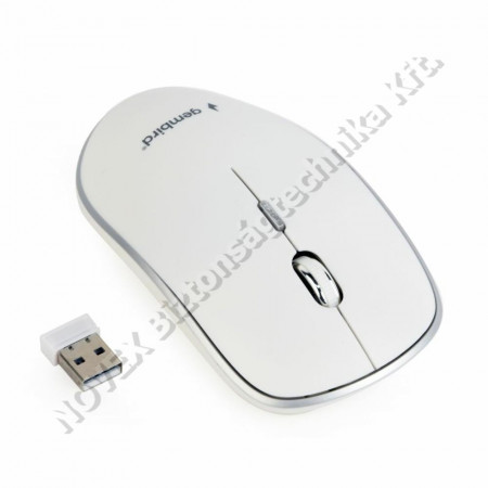 EGYÉB - Gembird - MUSW-4B-01-W wireless optical mouse White