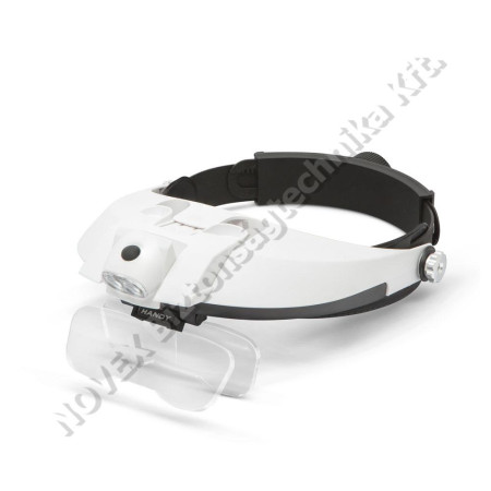 EGYÉB - Globiz - Nagyítós fejpánt LED világítás + lencse szett (10794A)