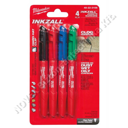 EGYÉB - Milwaukee - MIL48223106 INKZALL jelölő filc vékony tartós hegyű