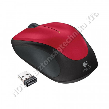 EGYÉB - N/A - Logitech egér M235 vezeték nélküli optikai Nano,piros (910-002496)