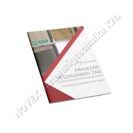 EGYÉB - Napló - Pánikzár tűzvédelmiüzemeltetés napló