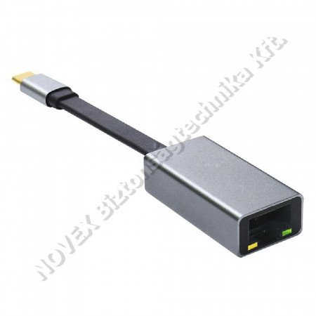 EGYÉB - Platinet - USB Type-C RJ45 1000Mbps Silver