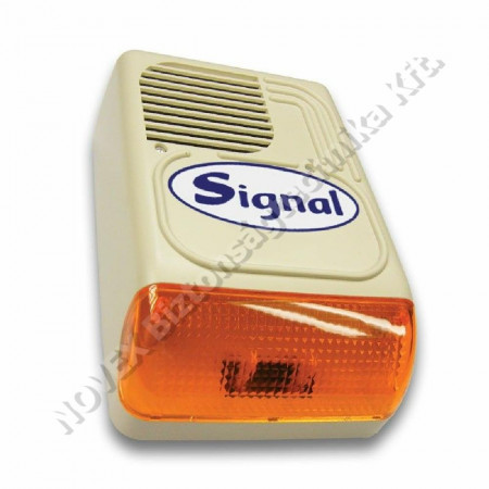 HANG-FÉNYJELZŐ - Signal - PS128-7 kültéri, akkumulátoros 7 hanggal