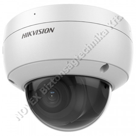 KAMERA - Hikvision - DS-2CD2166G2-ISU (2.8mm)(C) 6 MP WDR fix EXIR IP dómkamera; hang I/O; riasztás