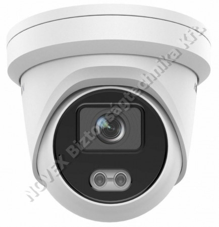 KAMERA - Hikvision - DS-2CD2347G2-L (2.8mm)(C) 4 MP WDR fix ColorVu AcuSense IP dómkamera, láthatófé