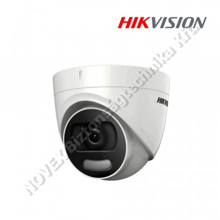 KAMERA - Hikvision - DS-2CE72DFT-F (3.6mm) 2 MP ColorVu THD WDR fix dómkamera, OSD menüvel