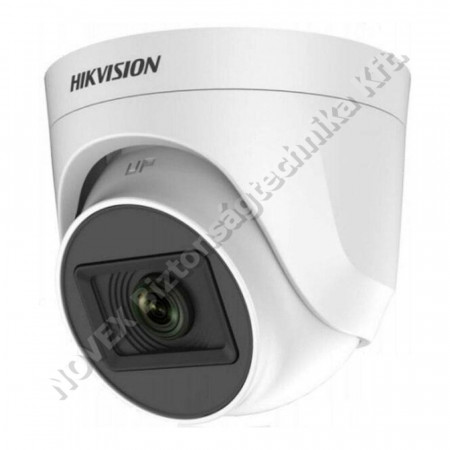 KAMERA - Hikvision - DS-2CE76H0T-ITPF (2.4mm) (C) 5 MP THD fix EXIR dómkamera; OSD menüvel; TVI/AHD/