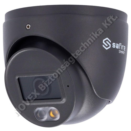 KAMERA - Safire - SF-IPT010A-4B1-DL-GREY Safire Smart IP kamera, fekete,4MP turret, PoE, 2.8mm, 20m