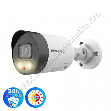 KAMERA - Videosec - IPW-2128IQ-28SWAL 8MP, IP bulett kamera, 2,8mm
