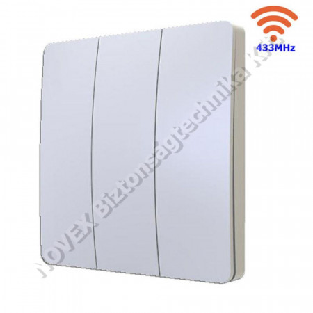 SZERELVÉNY - Videosec - KS2-354 Kültéri Kinetikus nyomókapcsoló beépített RF adóval,3 csatorna, IP67