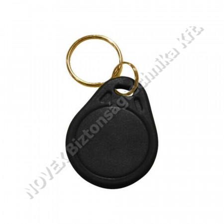 KÁRTYA - TigerMat - PRXKEY-BLACK KÁRTYA Proximity kártya, 125KHz, kulcstartó alakú