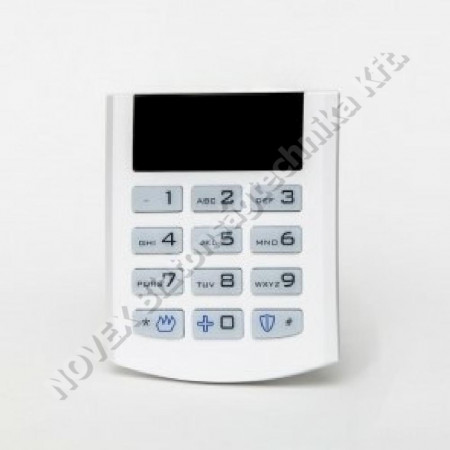 KEZELŐ -IQalarm - KP16LED/BLACK,LED,vezetékes