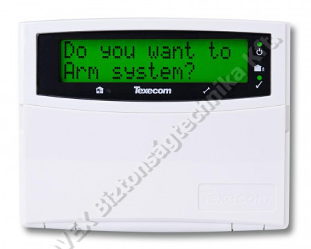 KEZELŐ - Texecom - Premier LCDL Iconic kezelőegység 3811