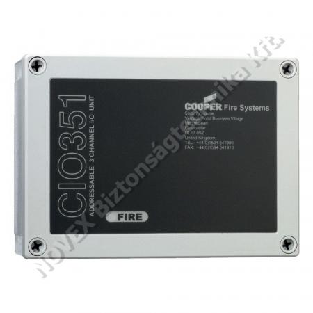KIEGÉSZÍTŐ - Cooper - CIO351 / MIO324 címezhető 3 be-3 ki monitor és vezérlő, 1cím