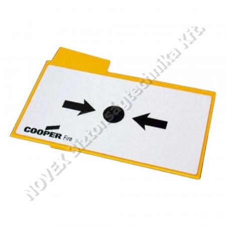 KIEGÉSZÍTŐ - Cooper - MBGREKIT műanyag visszaállítható benyomó lap kézi jelzésadóhoz