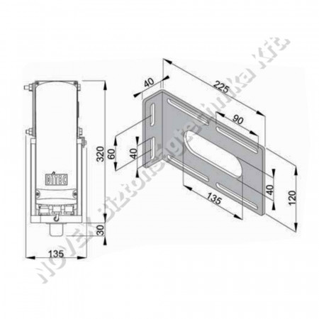 KIEGÉSZÍTŐ - Ditec - DOD felszerelő vas