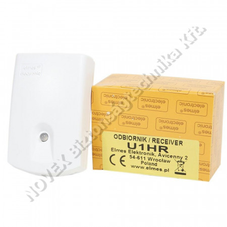 KIEGÉSZÍTŐ - Elmes - U1HR VEVŐ 1 relés vevőegység, 433MHz, bi-/monostabil, max 104 adóhoz