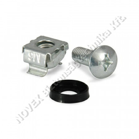 KIEGÉSZÍTŐ - Equip - Csavar készlet M6 kosaras anya + csavar 20db/csomag (922492)