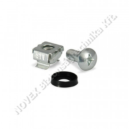 KIEGÉSZÍTŐ - Equip - Csavar készlet M6 kosaras anya + csavar 4db/cs (922491)